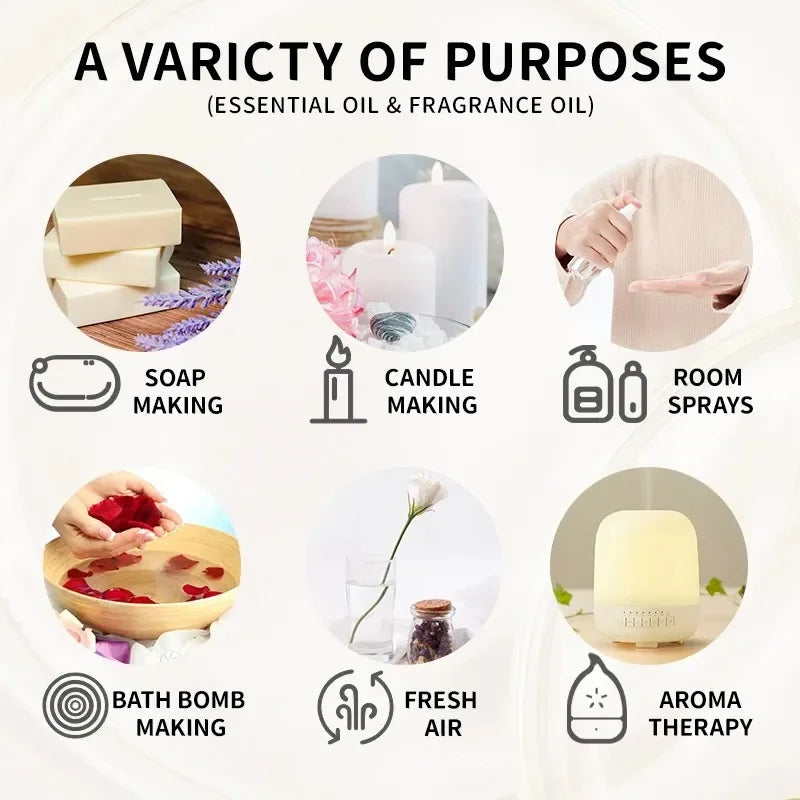 10ml Fruit Essential Oil – Natural Mango & Pineapple Aroma for Diffusers